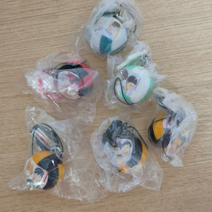 하이큐 볼 가챠 키링 일괄