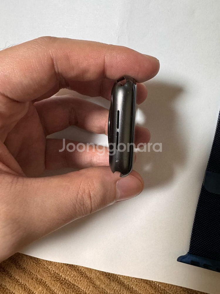 애플워치 SE 나이키버전 44mm 스페이스 그레이--3