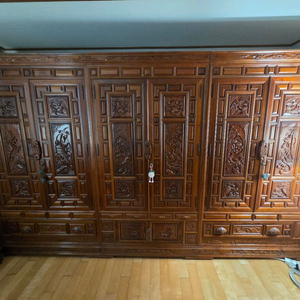 목림방 12자 (330cm) 장농옷장 화장대서랍장 세트