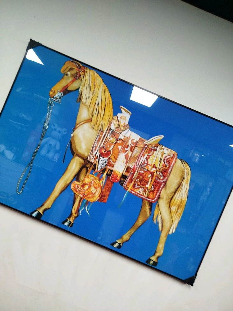 에르메스그림 에르메스액자 에르메스 말그림 승마그림 대형 그림액자 그림 액자 팝아트 인테리어소품 명품그림 명품액자 이미지