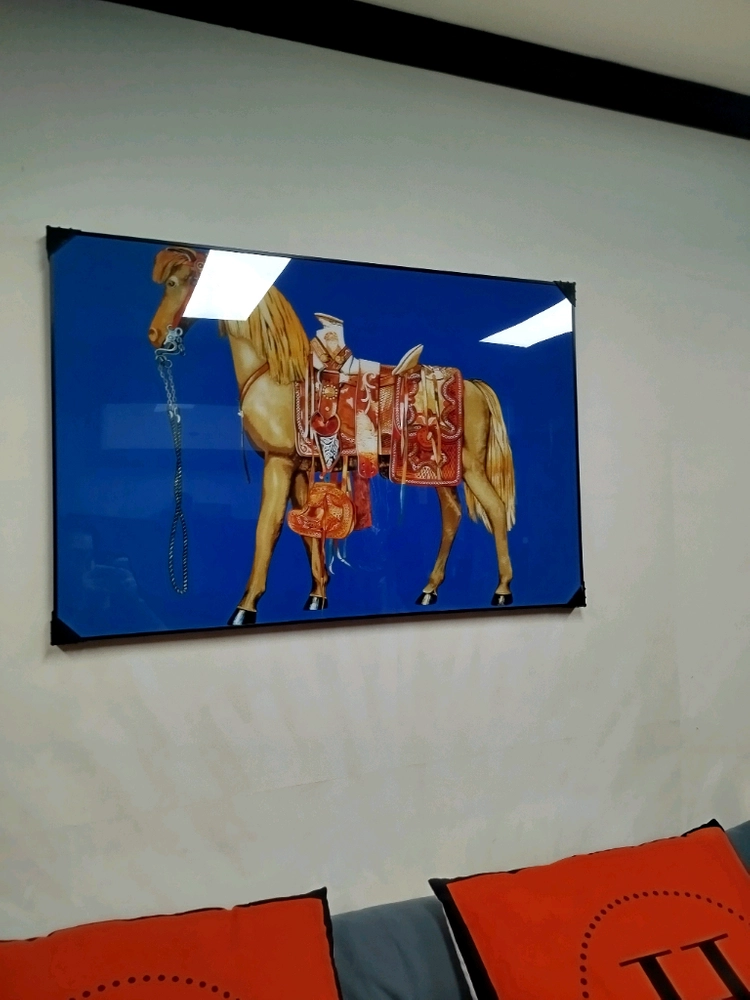 에르메스그림 에르메스액자 에르메스 말그림 승마그림 대형 그림액자 그림 액자 팝아트 인테리어소품 명품그림 명품액자 이미지