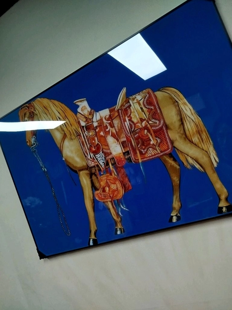 에르메스그림 에르메스액자 에르메스 말그림 승마그림 대형 그림액자 그림 액자 팝아트 인테리어소품 명품그림 명품액자 이미지