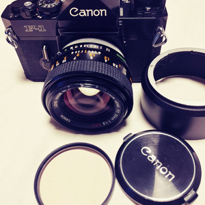 캐논 f-1 + 55mm f1.2