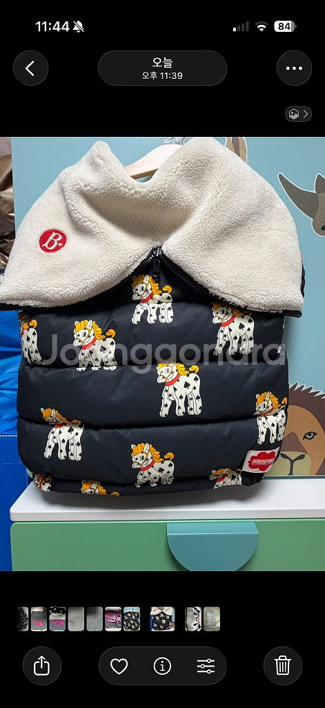 베베드피노 그레이스 다운패딩 후드조끼(120/새거급)--1