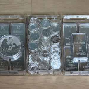 실버바 1kg (한국금거래소, 아시아골드 등) 은괴 / 은화 팝니다 (직거래/택배 모두 가능) 이미지