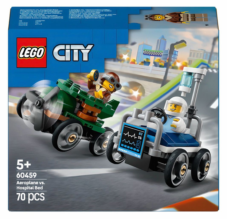 [1회조립] 레고 60460+60458,60459 무한한 도전: 레이스 카 경사 트랙 및 자동차 추가 4대 이미지