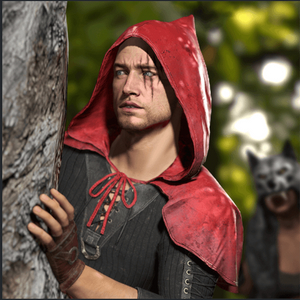 배그 스킨코드:빨간 망토 의상세트 이미지