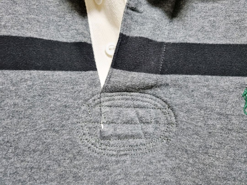 남성 레어 폴로 POLO 랄프로렌 기모 긴팔 럭비 셔츠 럭비 티 이미지