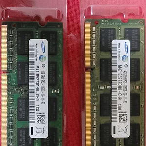 DDR3 4GB 노트북 램 2개