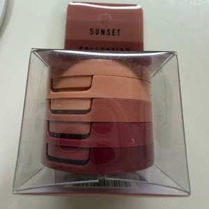 아리따움 모노아이즈 4구 섀도우 공용기 케이스 레드