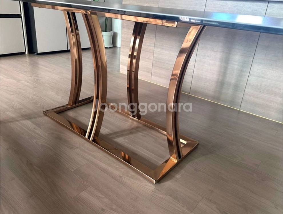 6인용 머드색상 세라믹식탁+벤치의자--3