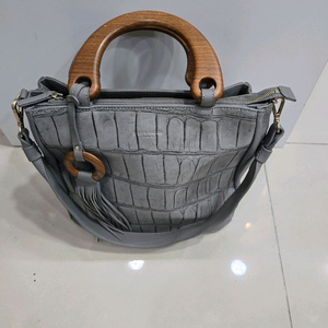 피에르가르뎅 그레이 숄더백