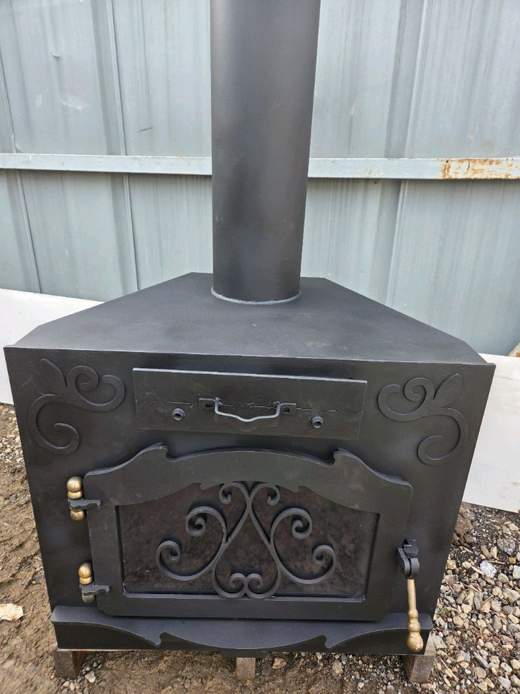 고급. 벽난로. / 화목난로. 이미지