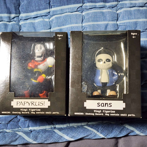 언더테일 파피루스 & 샌즈 피규어 이미지