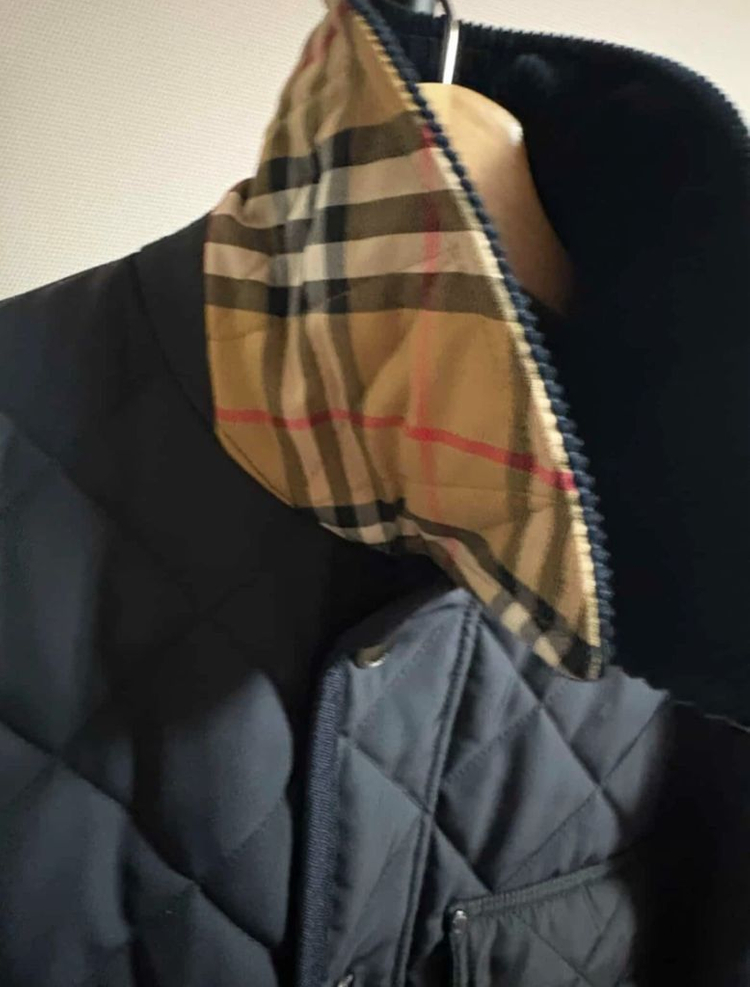 버버리 알스톤 남성 퀼팅 S (100-105)--1