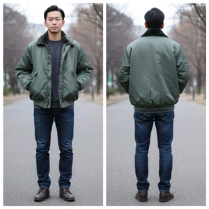 110.OOBL 항공 패딩점퍼