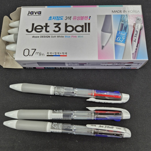 자바펜 유성볼펜 제트3볼 (0.7mm) 12개)