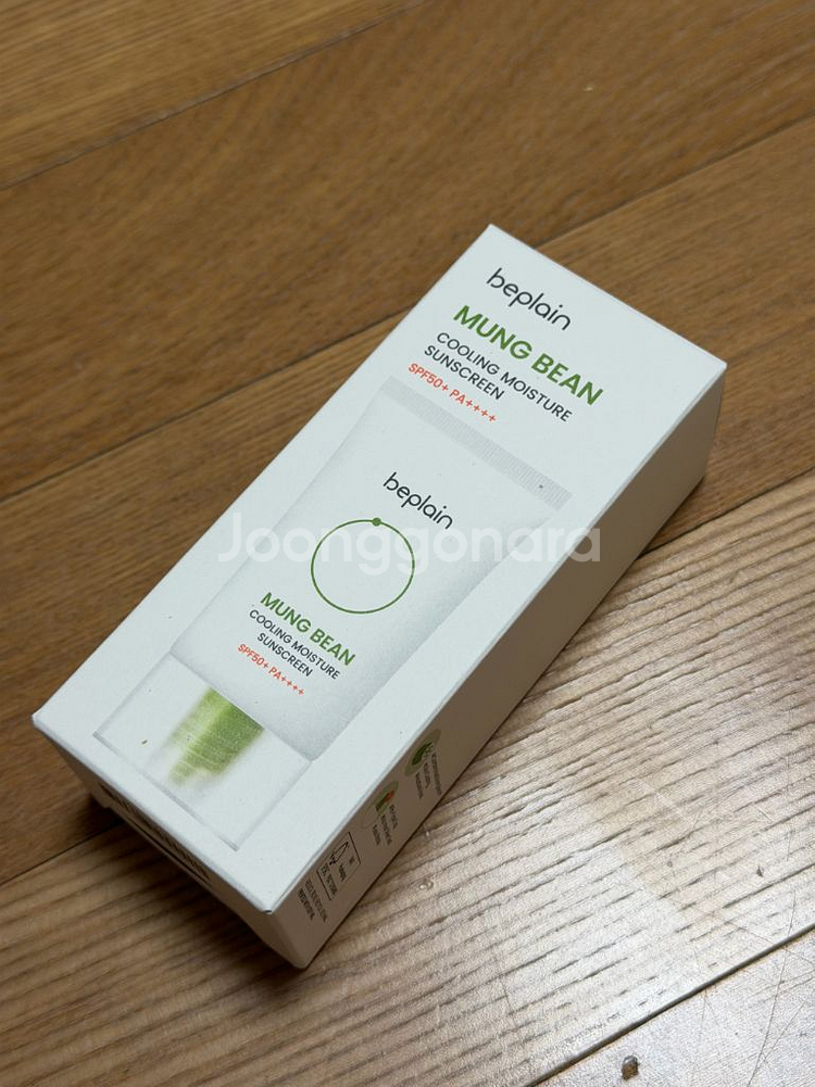 비플레인 녹두 쿨링 수분 선크림 (SPF50+/PA++++) 50ml,--1