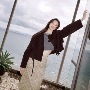 보카바카 울 트렌치 반코트 프리 이미지