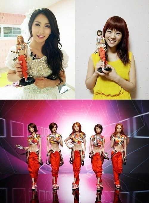 [블리츠웨이] 카라(KARA) 전멤버 1/6 액션피규어 풀세트(미개봉)--2