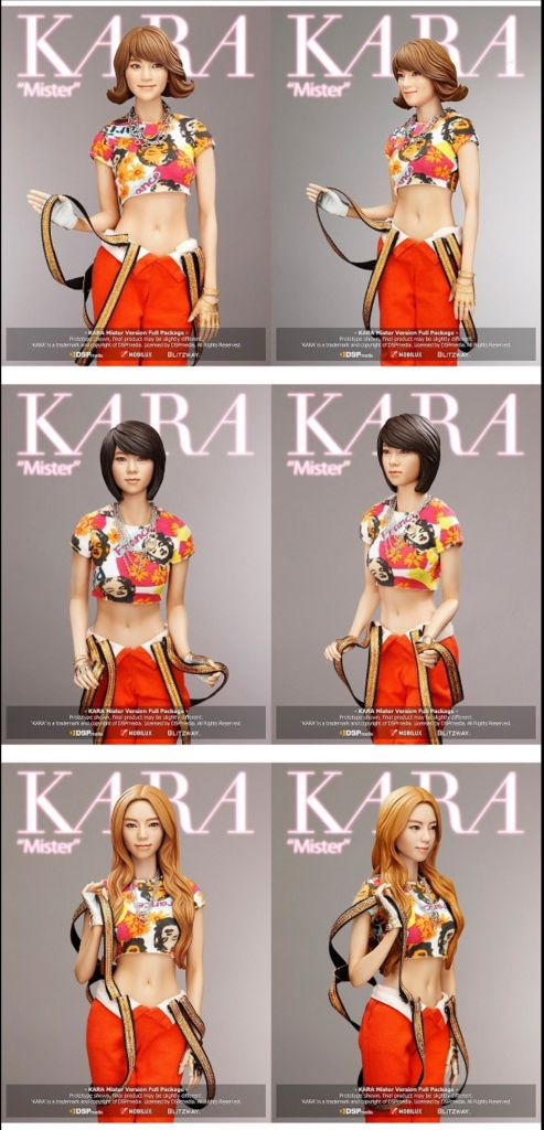 [블리츠웨이] 카라(KARA) 전멤버 1/6 액션피규어 풀세트(미개봉)--4