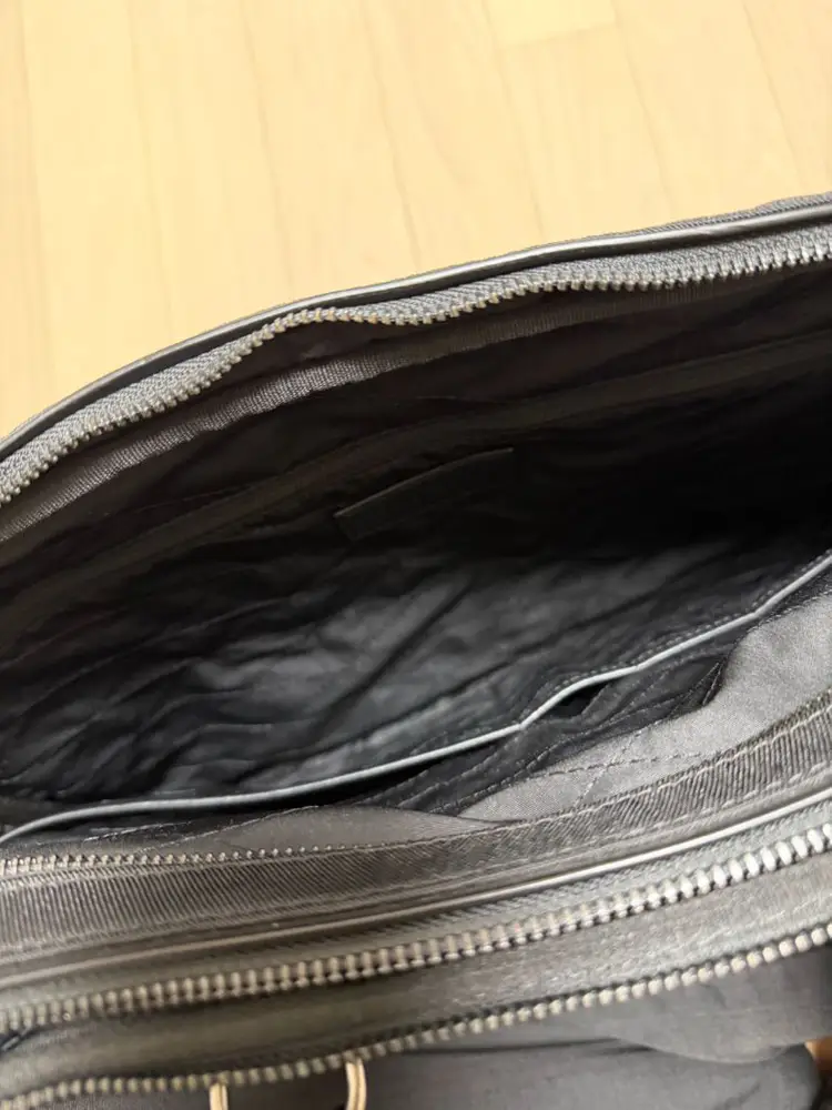 폴로 블랙가죽 서류가방 판매합니다 이미지
