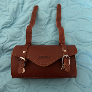 스트라이다 정품 가죽 안장 가방