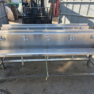 업소용 스테인리스 싱크대 세트 이미지