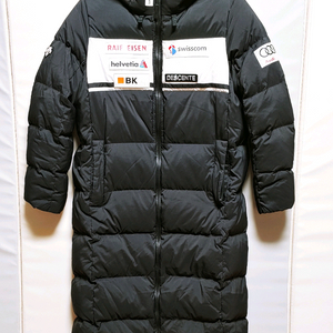 [S] 데상트 아우디 스키 롱패딩점퍼 블랙1387