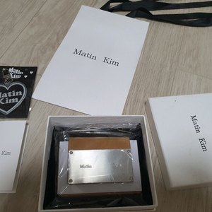 마뗑킴 지갑 아코디언월렛 새제품 쇼핑백 키링포함