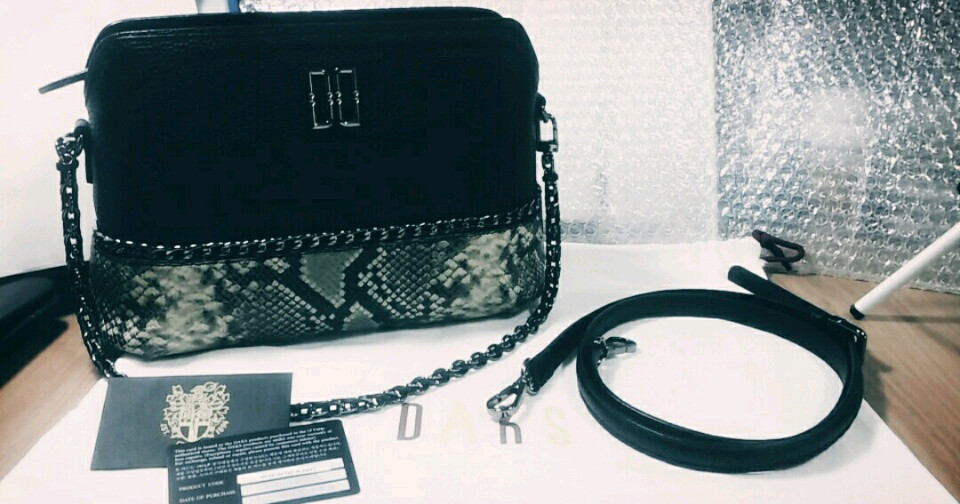 닥스핸드백=뱀피패턴가방/숄더백/토트백--6