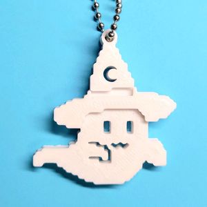 고스트 마법사 할로윈 8비트 키링 키체인