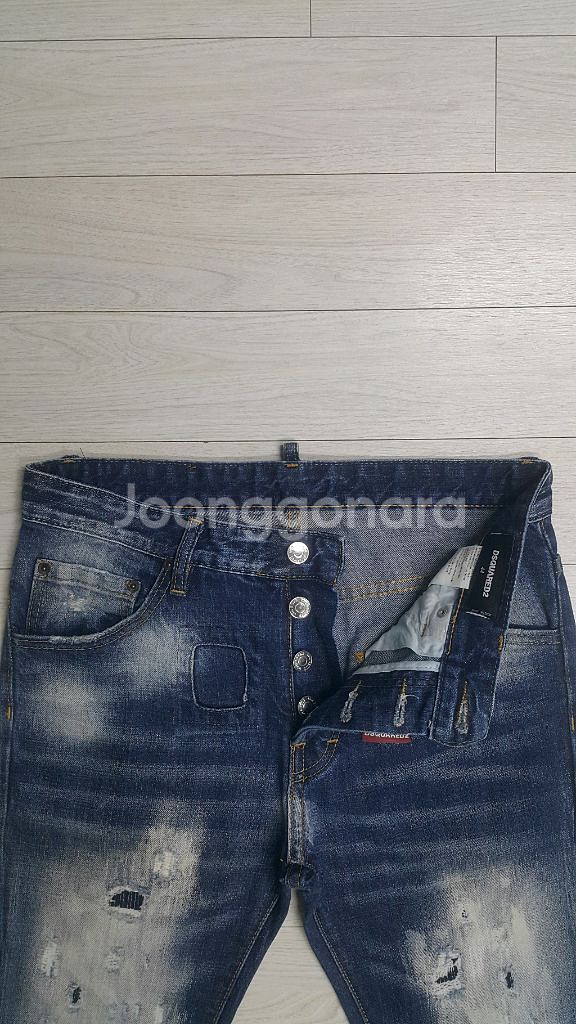 디스퀘어드2(이태리판) 멀티디스 덧뎀진 30~31인치(No.897)드라이완료!--3