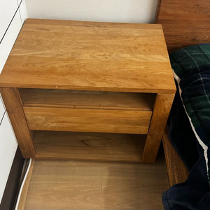 세덱 에스니크래프트 티크 원목 협탁 서랍장