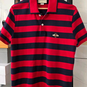 정품)구찌 스트라이프 폴로셔츠 L사이즈