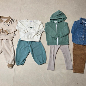 아기 옷 일괄90~100 (BEBEDEPINO, ZARA, H&M 외)