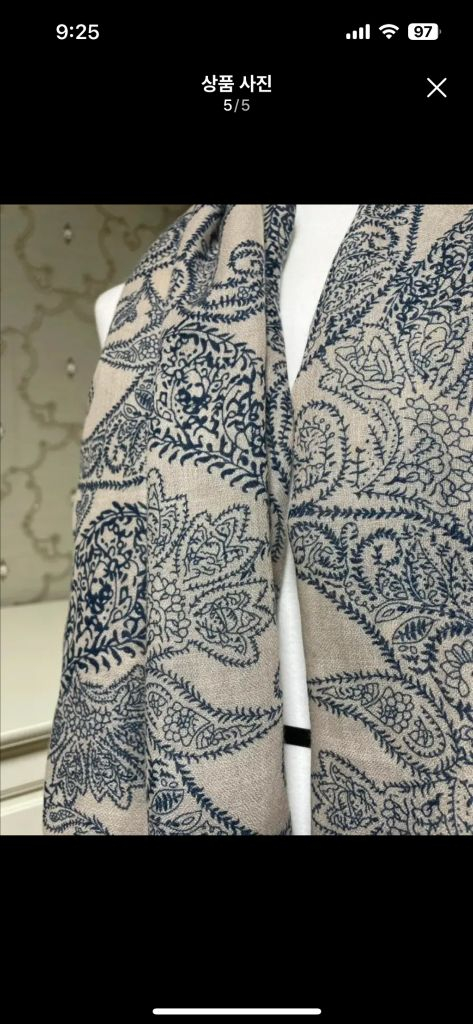 패턴 스카프 머플러 목도리 이미지