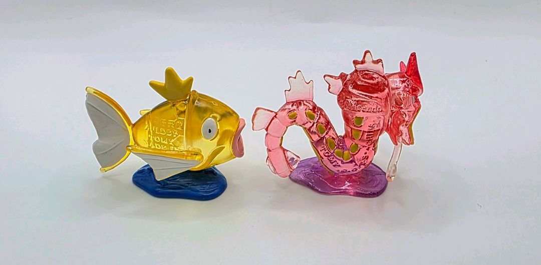 포켓몬 몬코레 1세대 잉어킹 갸라도스 이로치 클리어피규어 세트--1