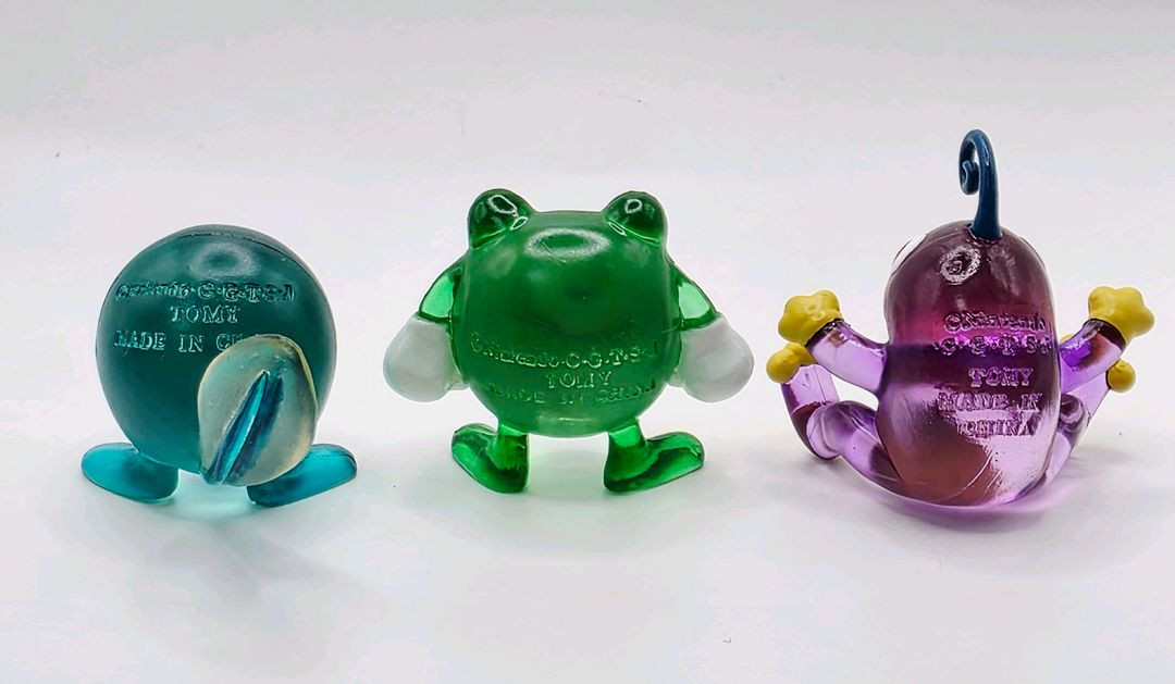 포켓몬 몬코레 1세대 구판 발챙이 수륙챙이 왕구리 클리어피규어 세트--1