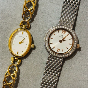 Accurist 빈티지 쿼츠 시계 #1,2