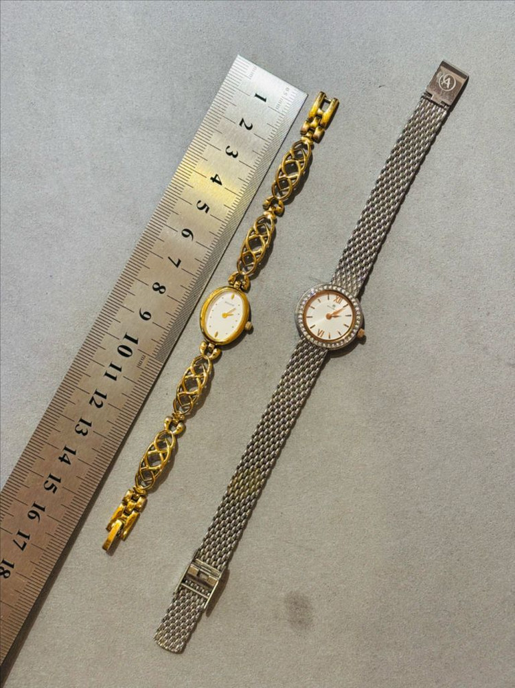 Accurist 빈티지 쿼츠 시계 #1,2--1