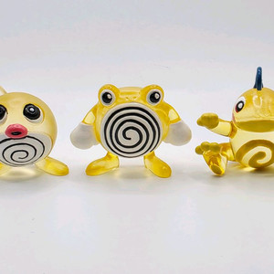 포켓몬 몬코레 1세대 구판 발챙이 수륙챙이 왕구리 클리어피규어세트