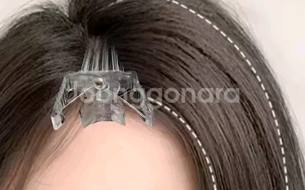 헤어볼륨핀 새상품--2