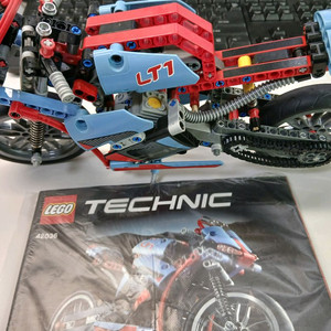 레고 테크닉 LT7 오토바이 세트