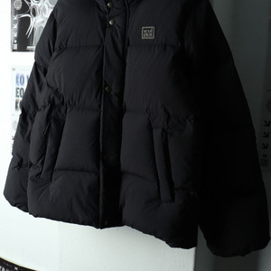 (M-L) 스컬프터 패딩 점퍼자켓 덕다운 푸퍼 블랙 이미지