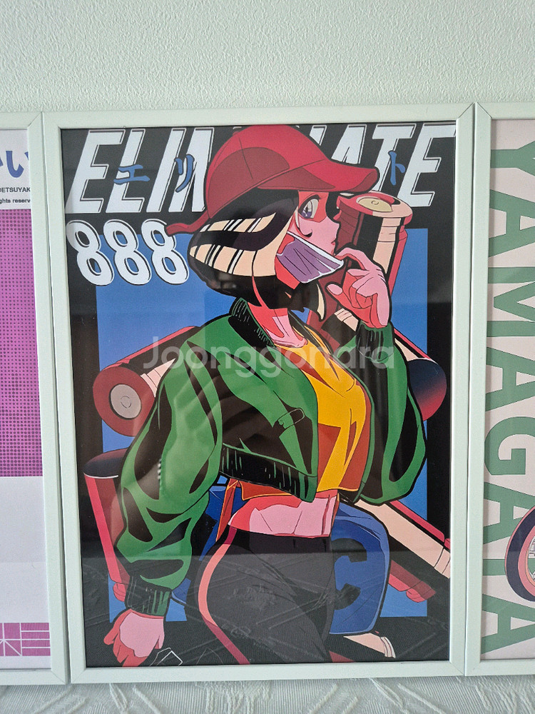 레트로 일본풍 포스터 액자 3종 세트일괄--2