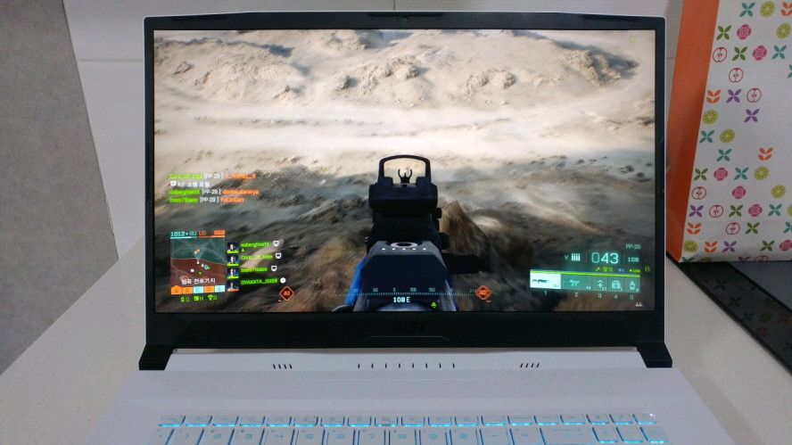 MSI GF66 Sword 화이트 게이밍 노트북/램32G,RTX3060 이미지