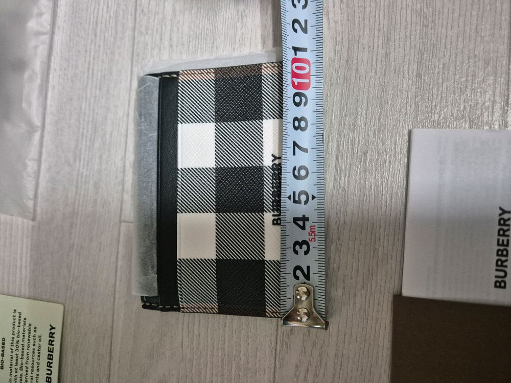 버버리 체크 카드지갑(새상품)--2