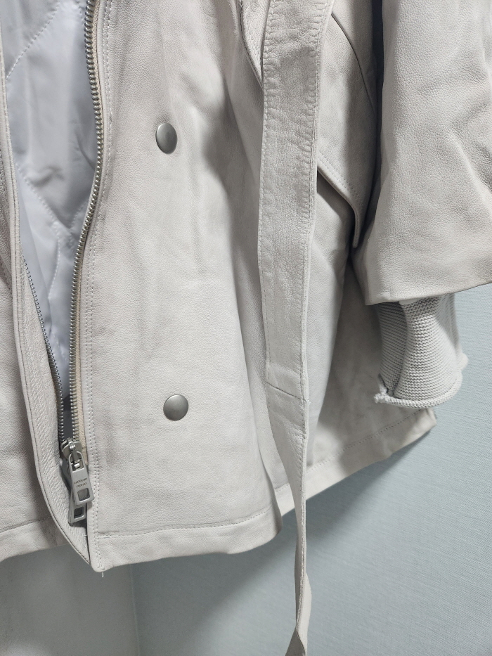 Giorgio Brato Brushed Calf Leather hooded Jacket--2