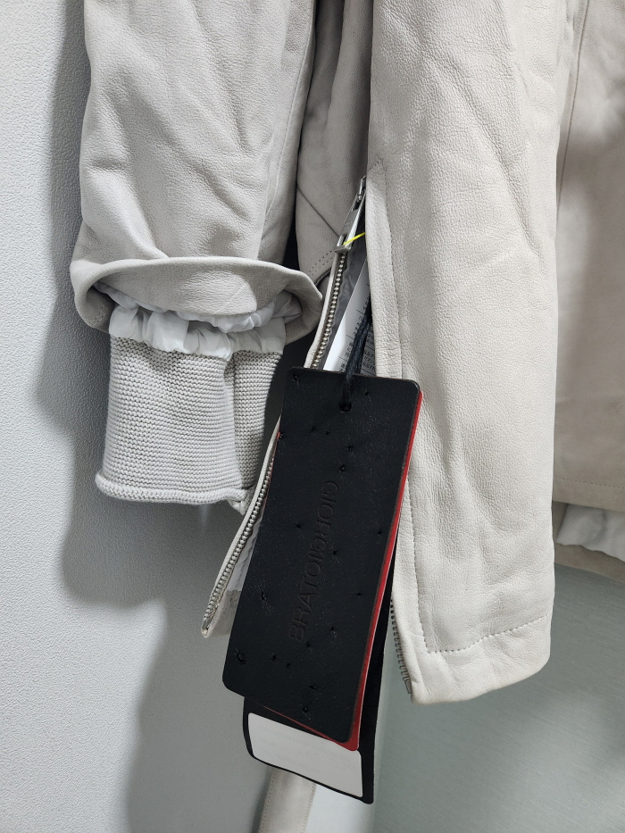 Giorgio Brato Brushed Calf Leather hooded Jacket--7